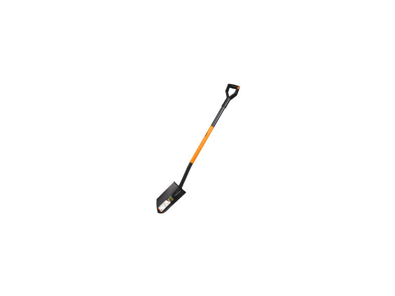 Bradas Bêche pointue, longueur : 1.250 mm, noir/orange