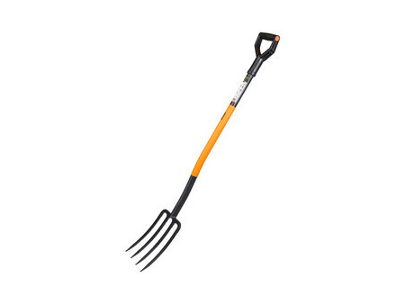 Bradas Fourche à bêcher, longueur 1.250 mm, 4 dents, noir/
