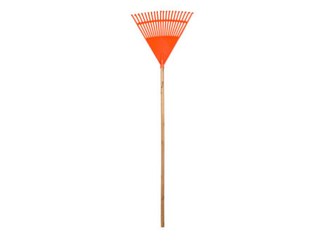 Bradas Balai à feuilles Quick Fit, manche en bois, 20 dents