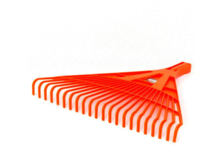 Bradas Balai à feuilles Quick Fit, manche en bois, 22 dents
