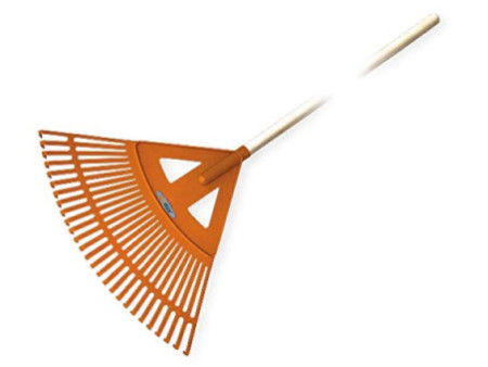 Bradas Balai à feuilles Quick Fit, manche en bois, 27 dents