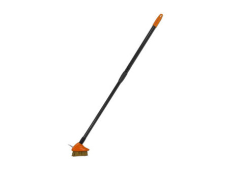 Bradas Brosse pour dalles, télescopique, longueur:800-1400mm