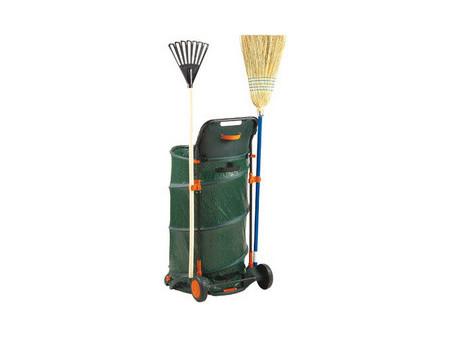 Bradas Chariot ramasse-feuilles multibin, pliable,160 litres
