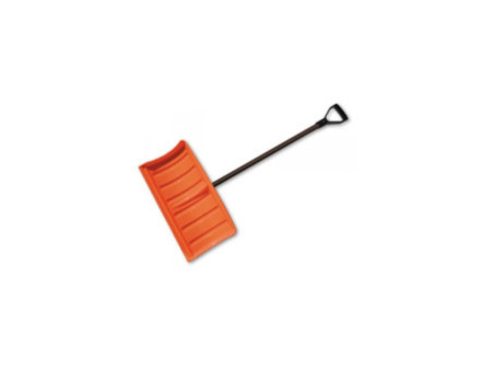 Bradas Pelle à neige avec manche métallique, noir/orange
