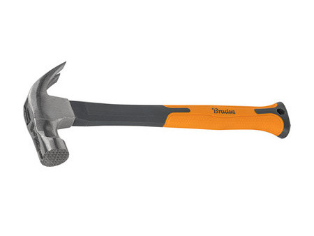 Bradas Marteau de charpentier, 450 g, anthracite/orange