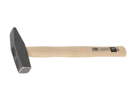 Bradas Marteau de serrurier, 100 g, avec manche en bois
