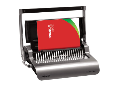 Fellowes Perforelieur anneaux plastique Quasar +500