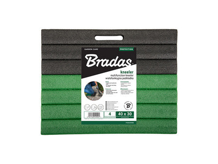 Bradas Planche pour genou, (L)400x(T)300x(H)40mm, noir/vert