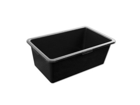 Bradas Auge de maçon, en PVC, 90 litres, noir