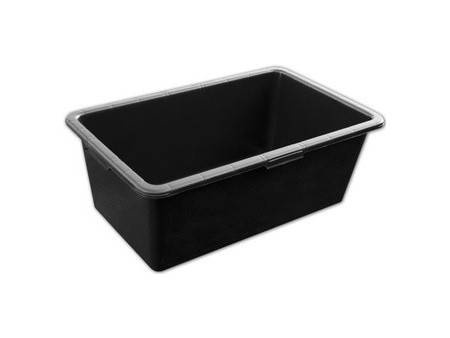 Bradas Auge de maçon, en PVC, 90 litres, noir