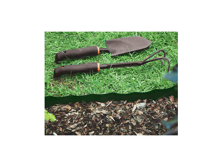 Bradas Bordure de gazon, hauteur 150 mm, longueur 9 m, vert