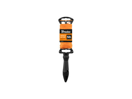 Bradas Cordeau de maçon sur bobine, 30 m, orange