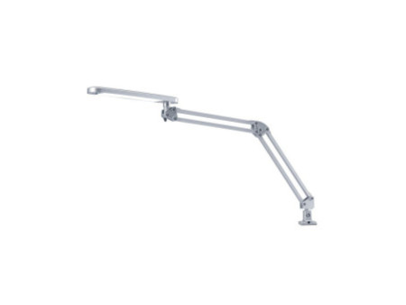 Hansa Lampe de bureau à LED 4 Stars, avec pince, argent