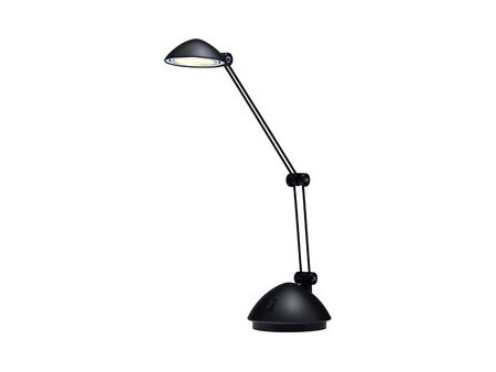 Hansa Lampe de bureau à LED Space, argent satiné