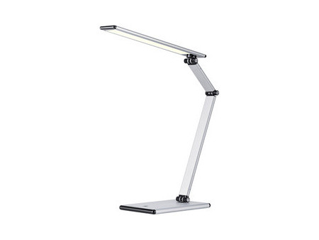 Hansa Lampe de bureau à LED Slim, argent