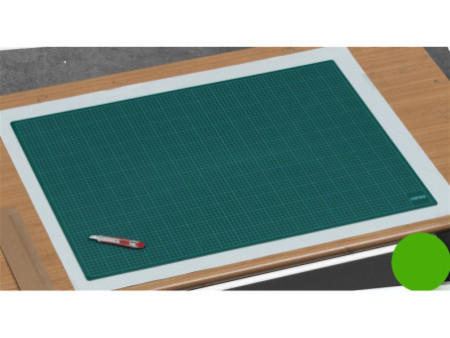 Hansa Tapis de coupe 'Cut-Mat', PVC, 900 x 600 mm, vert