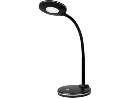 Hansa Lampe de bureau à LED Splash, socle, noir