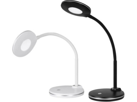 Hansa Lampe de bureau à LED Splash, socle, blanc
