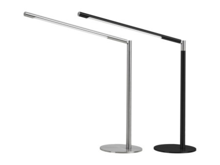Hansa Lampe de bureau à LED 'Aura', avec socle, argent