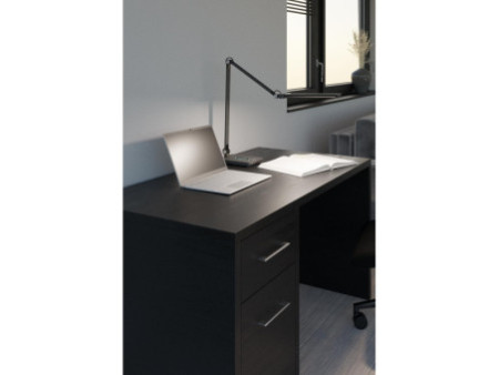 Hansa Lampe de bureau à LED 'Wave', socle, gris métallique