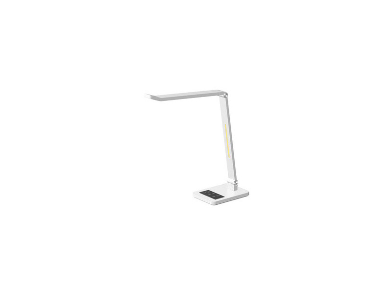 Hansa Lampe de bureau à LED Tide, pied, gris métallisé