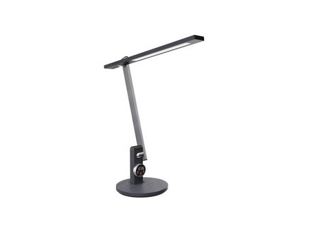 Hansa Lampe de bureau à LED Beam, pied, gris foncé