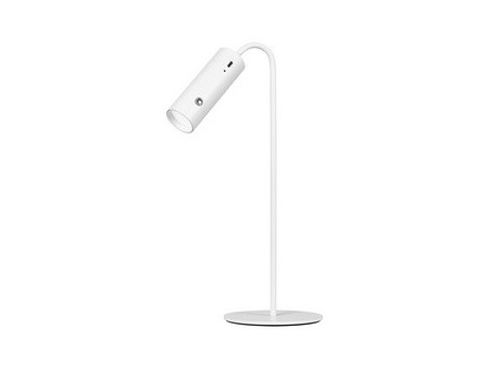 Hansa Lampe de bureau à LED rechargeable Flare spot, blanc
