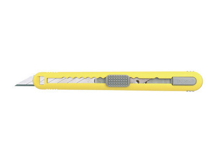 NT Cutter A553P, boîtier en plastique, jaune