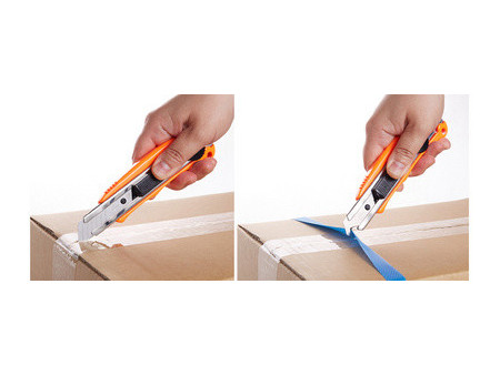 NT Cutter SL20P, corps en plastique, orange