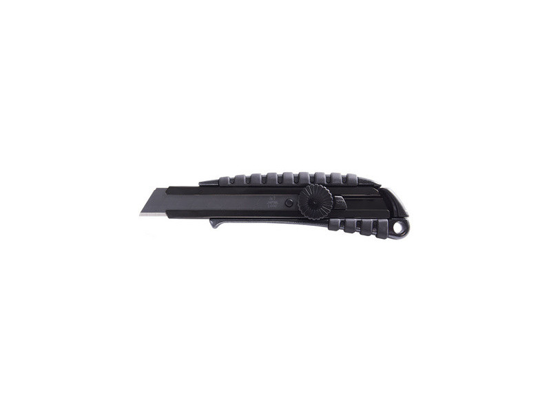 NT Cutter PMGL-EV02, boîtier en aluminium, 18 mm, noir