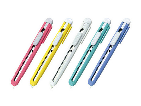 NT Cutter FA-120P, boîtier en plastique, couleurs pastel