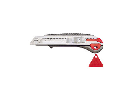 NT Cutter L-2000RP, boîtier en aluminium, 18 mm, anthracite