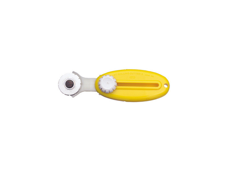 NT Cutter Cutter rotatif SK-2P, boîtier plastique, jaune