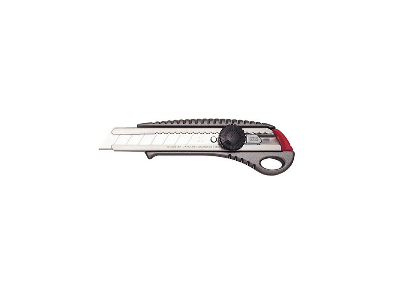 NT Cutter L-550GP, boîtier en aluminium, 18 mm, anthracite