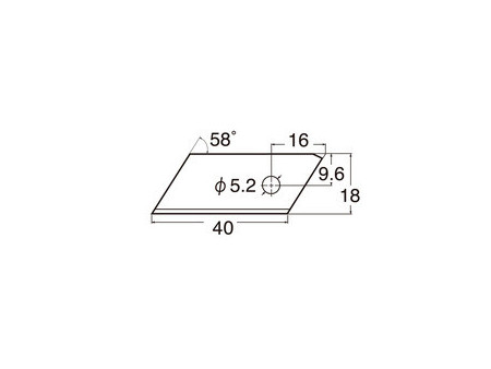 NT Cutter Lame de rechange BZL11P