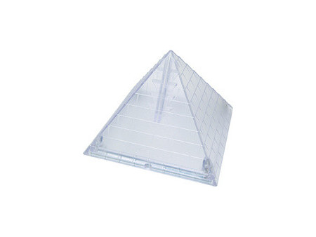 NT Cutter Conteneur à lames Pyramide iCD-400P, transparent