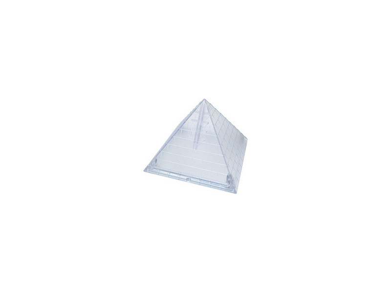 NT Cutter Conteneur à lames Pyramide iCD-400P, transparent
