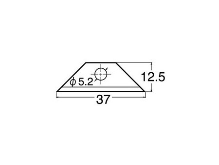 NT Cutter Lame de rechange BSC-21P, largeur: 60 mm