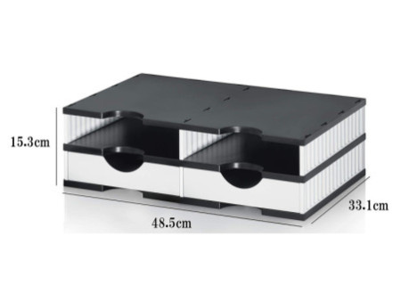 styro Station de classement styrodoc duo, 4 compartiments,