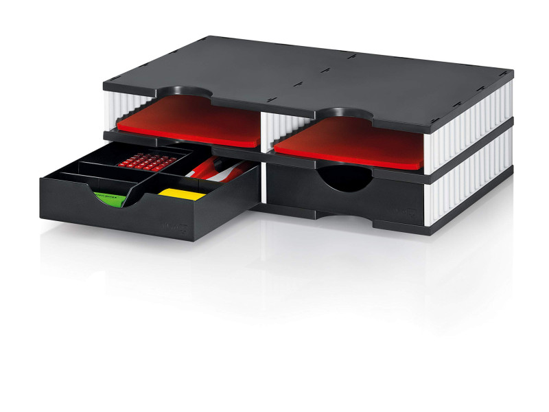 styro Station de classement styrodoc duo, 4 compartiments