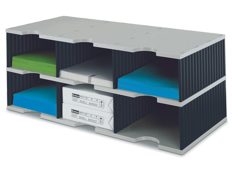 styro Module de base styrodoc trio, 6 compartiments,
