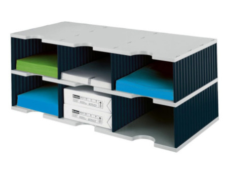 styro Module de base styrodoc trio, 6 compartiments,
