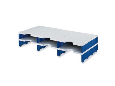 styro Module d'extension styrodoc trio, 6 compartiments,