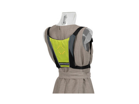 dufco sport Gilet cycliste à signalisation LED, vert clair