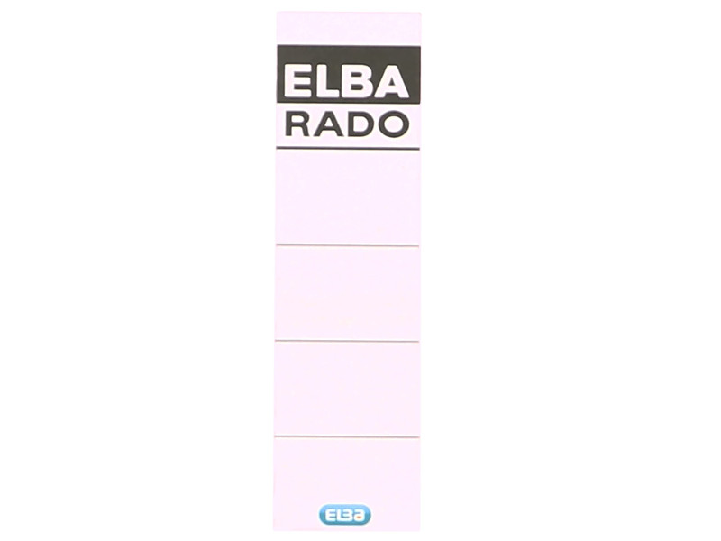 ELBA Etiquette pour dos de classeur, extra court/large