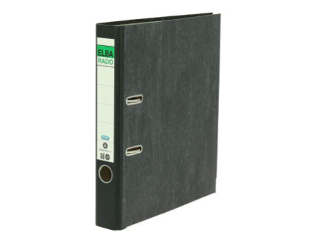 ELBA classeur rado papier marbré, largeur de dos: 50 mm,noir