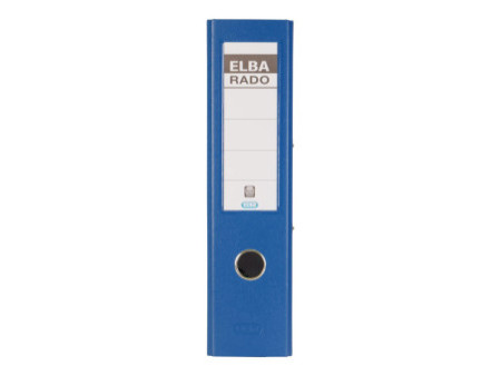 ELBA Classeur rado plast, largeur de dos: 80 mm, bleu, A4