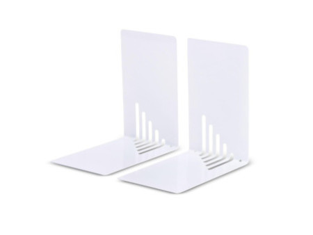 MAUL Serre-livres (L)140 x (P)140 x (H)85 mm, blanc