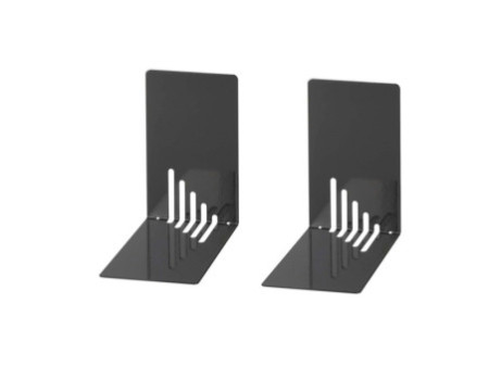 WEDO Serre-livres, (L)140 x (P)140 x (H)85 mm, noir