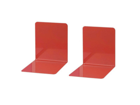WEDO Serre-livres, (L)140 x (P)140 x (H)120 mm, rouge